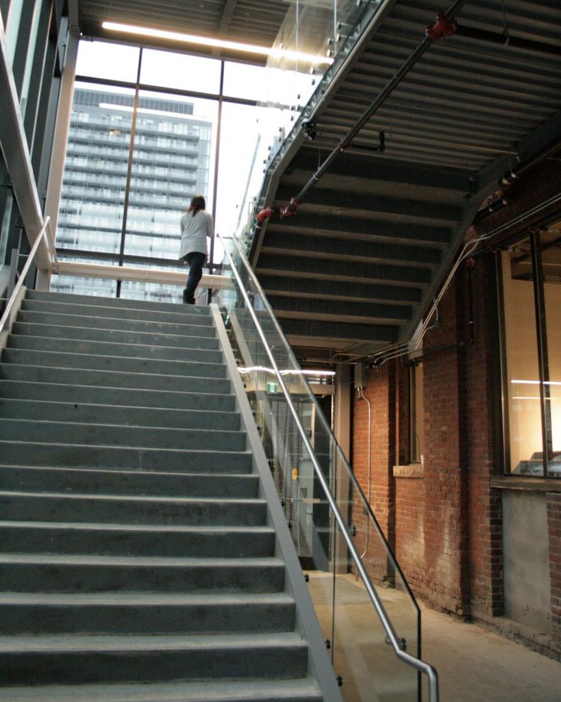 George Brown college stairs